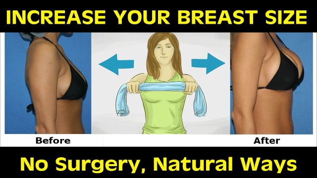 'Waw!! Do these Exercise And Get Super Fast Breast Increase ||  Natural Ways To Increase Bust Size'