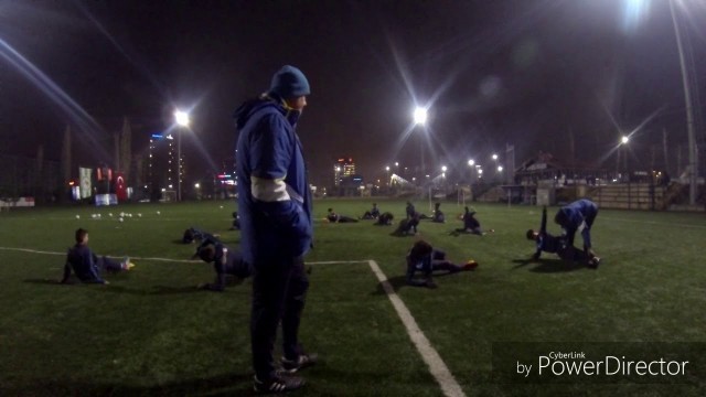 'Aerobik .fitness takım futbol çalışması .Nilüferbeşevler spor U13'