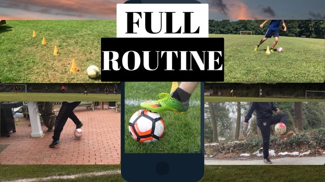 'Effective Soccer Training Routine - Full Dribbling And Skill Moves Routine'