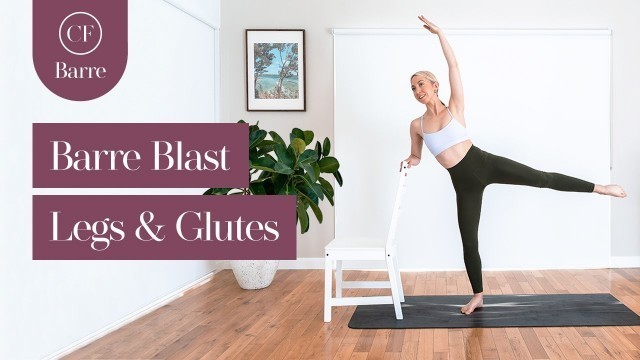 '20 Minute Barre Workout For Strong Legs & Booty | Barre Workout Class At-Home'