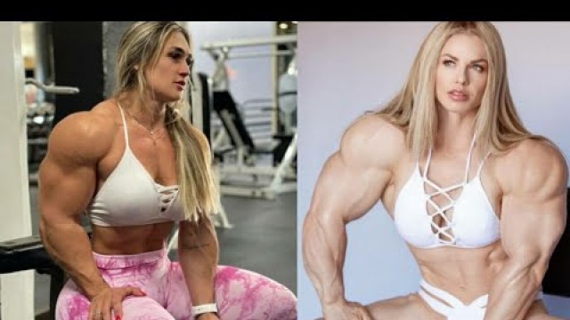 'AMAZING FEMALE BODYBUILDING, -HANNAH HUSSEIN, FITNESS MODEL,'